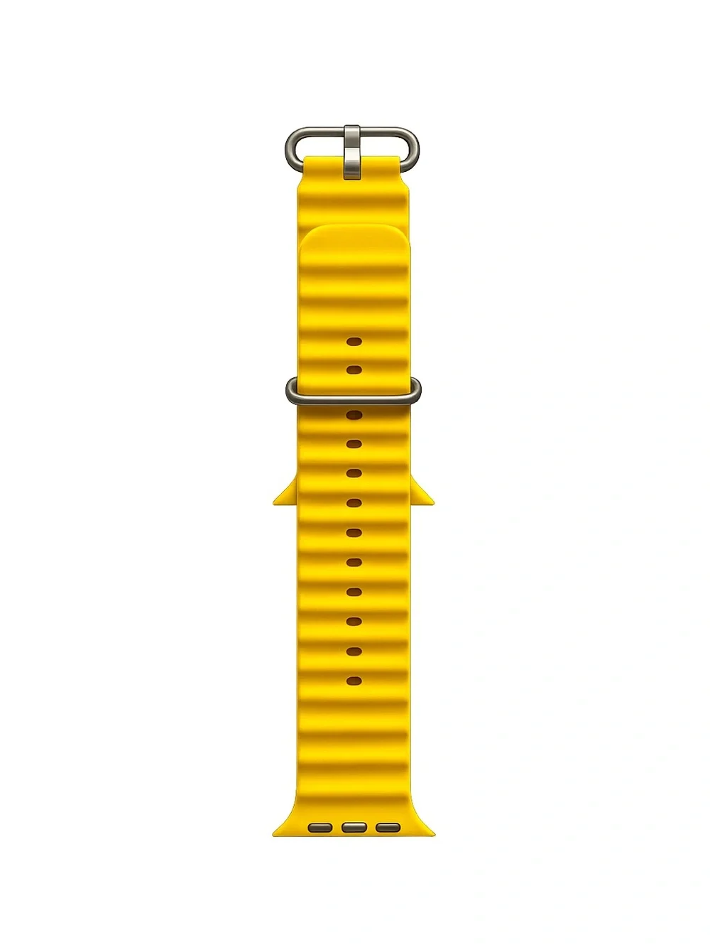 Yellow Silicone Ocean Watch Band 42/44/45/49mm